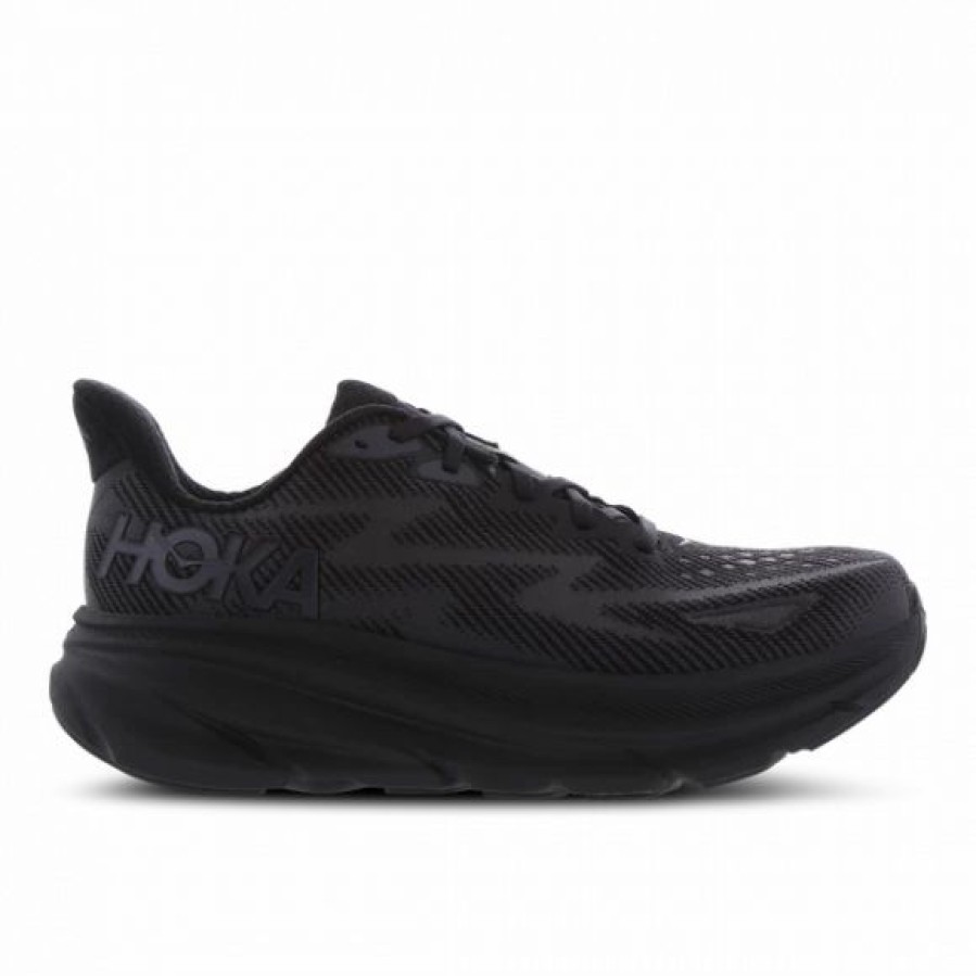 * Hoka One One Men'S Clifton 9 Sneakers In Black/Black | Hoka One One