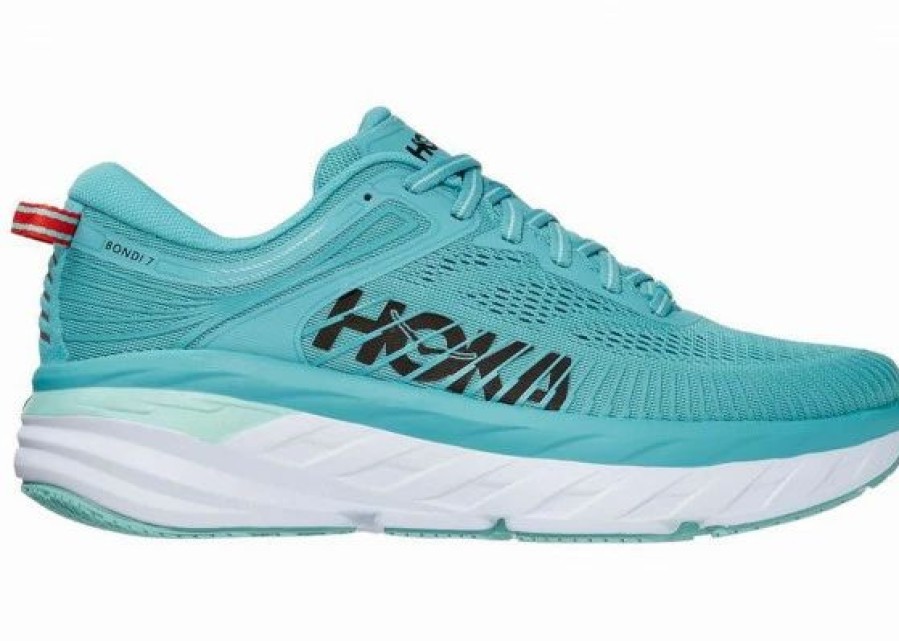 * Hoka One One Hoka Women'S Bondi 7 Shoes In Aquarelle/Eggshell Blue | Hoka One One