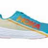 * Hoka One One Hoka Rocket X Shoes In Scuba Blue/Luminary Green | Hoka One One