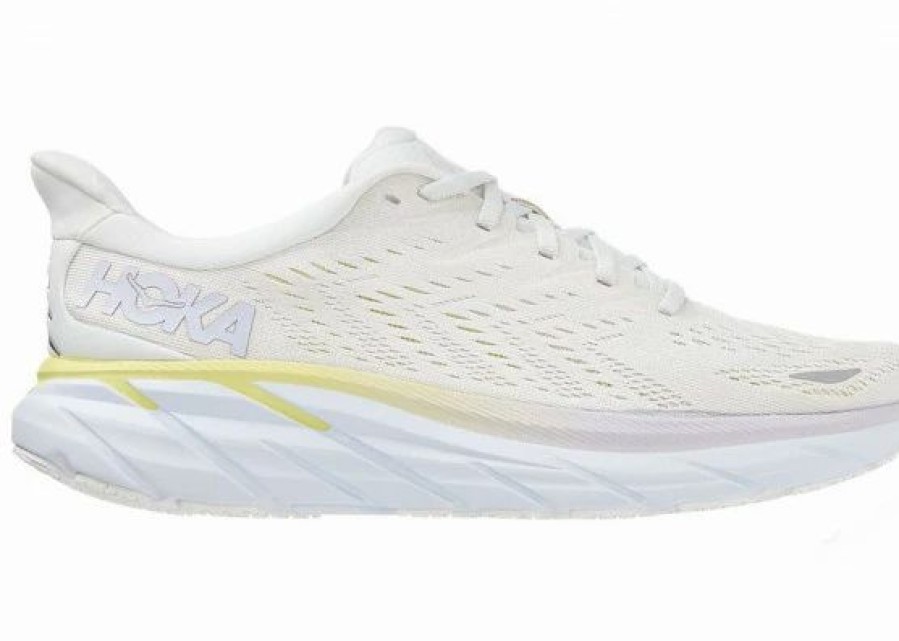 * Hoka One One Hoka Women'S Clifton 8 Shoes In Blanc De Blanc/Bright White | Hoka One One