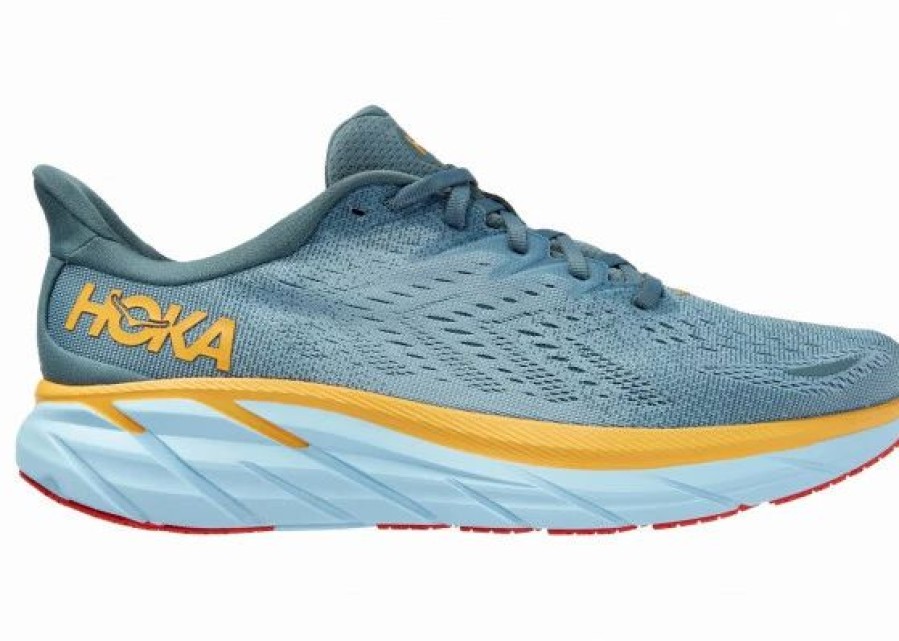 * Hoka One One Hoka Men'S Clifton 8 Shoes In Goblin Blue/Mountain Spring | Hoka One One