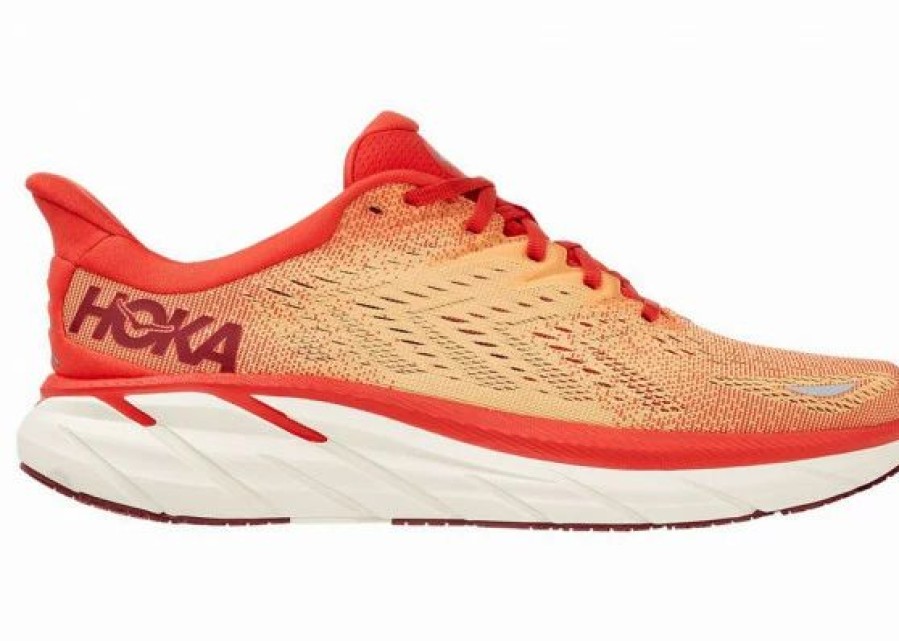 * Hoka One One Hoka Men'S Clifton 8 In Fiesta/Blazing Orange | Hoka One One