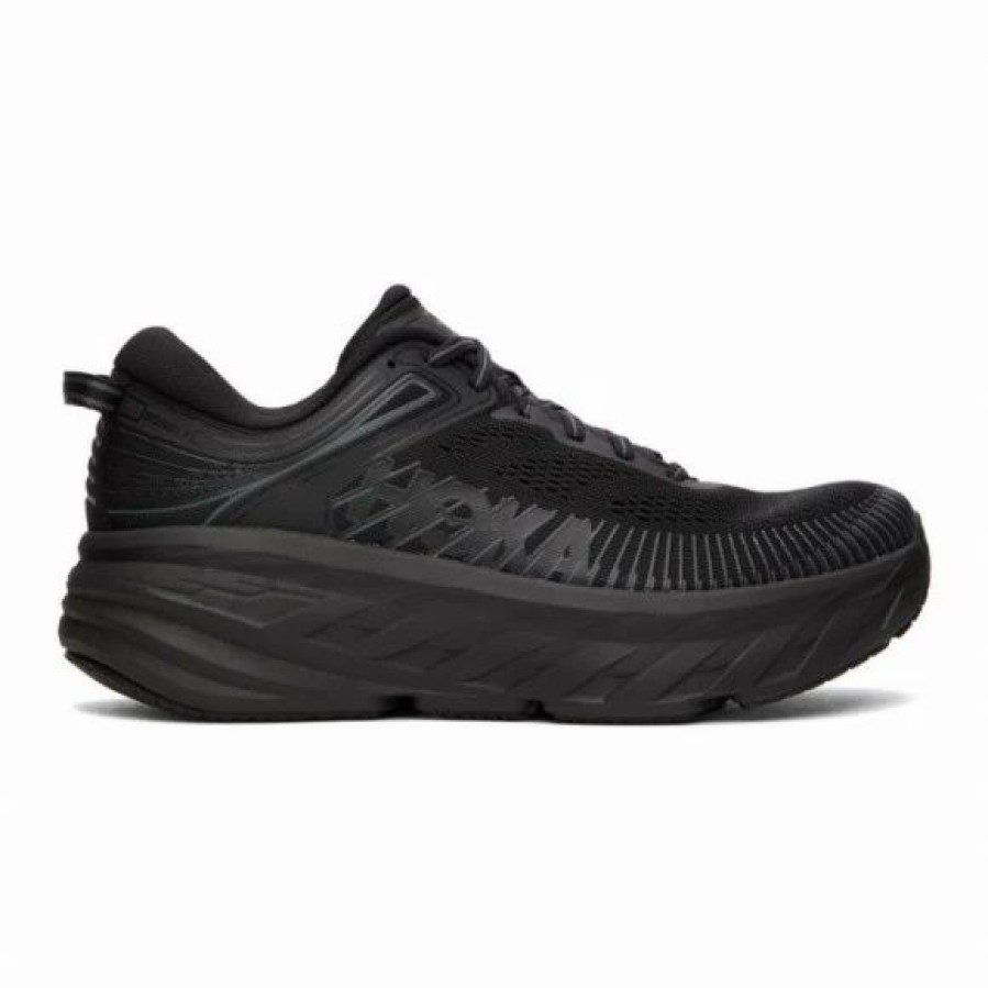 * Hoka One One Black Bondi 7 Sneakers | Hoka One One