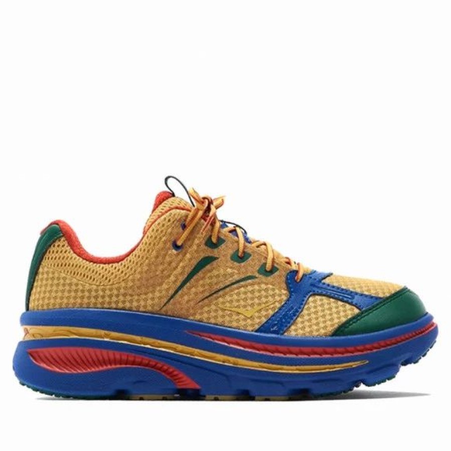 * Hoka One One X Engineered Garment Bondi B Multi Color Marathon Running Shoes/Sneakers 1107849-Vpst | Hoka One One