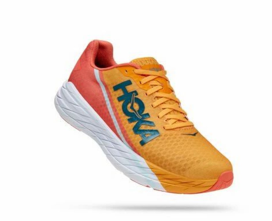 * Hoka One One Hoka Rocket X Shoes In Radiant Yellow/Camellia | Hoka One One