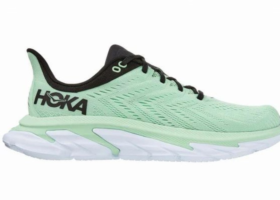 * Hoka One One Hoka Men'S Clifton Edge Shoes In Green Ash/Outer Space | Hoka One One